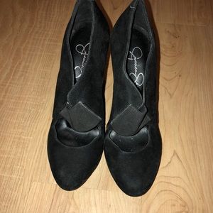 Jessica Simpson velvet heels